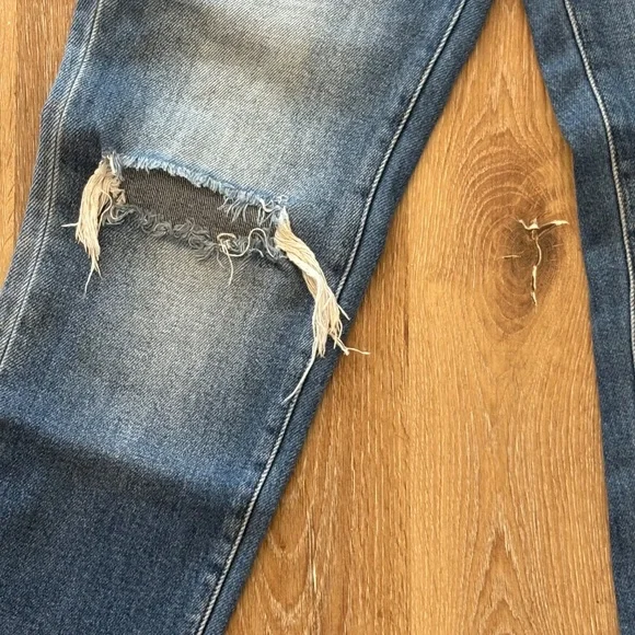 KANCAN - Trixie High Rise Distressed Skinny Jeans - SZ 5 / 26 - Picture 4 of 11